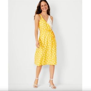 Ann Taylor Seashell Wrap Dress